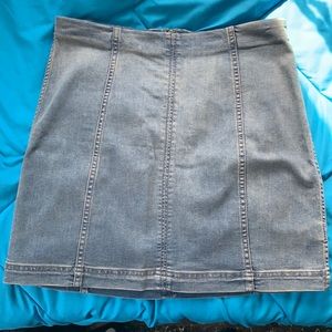 Free people Jean skirt